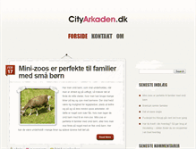 Tablet Screenshot of cityarkaden.dk